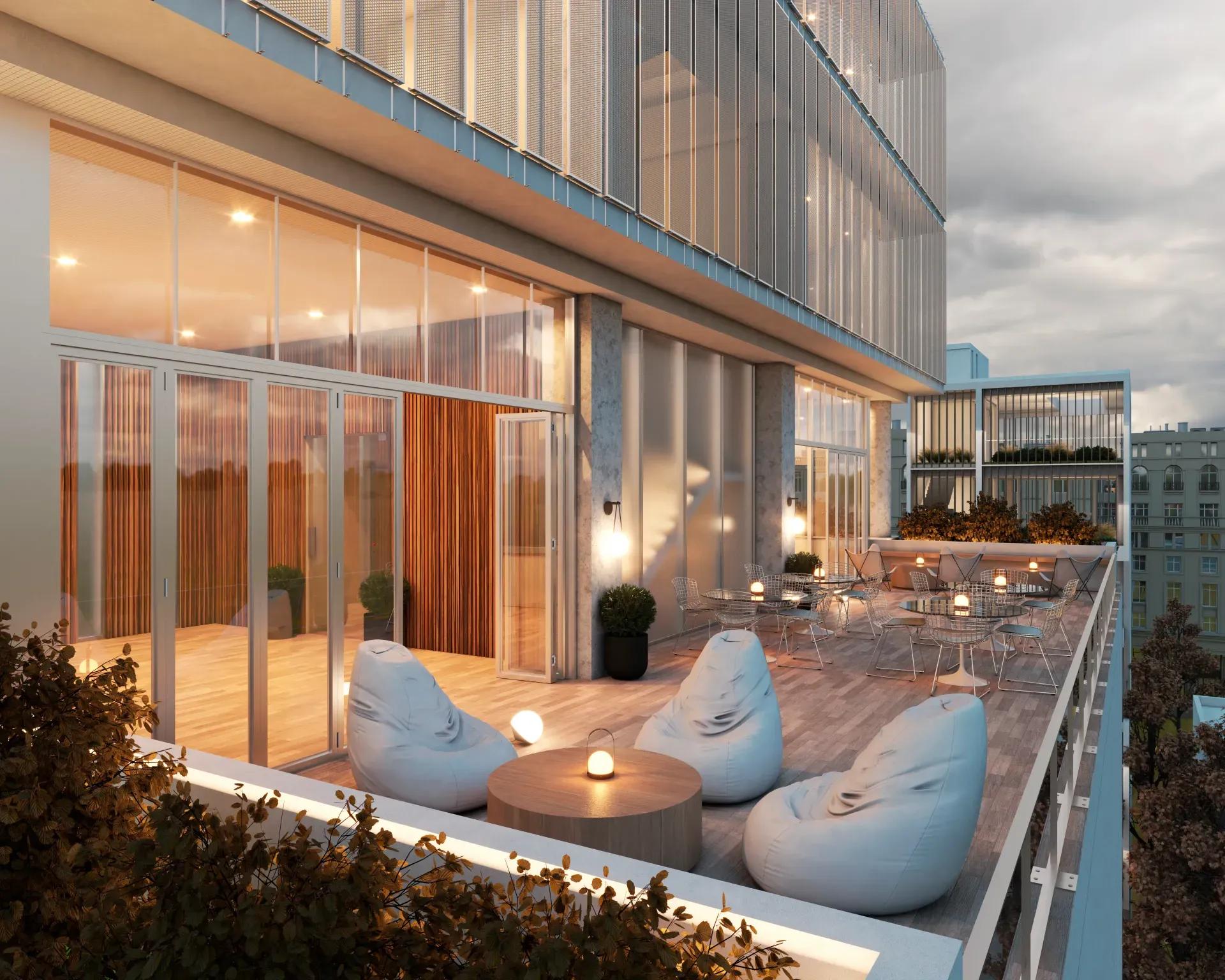 Nexus II tendrá una terraza para el esparcimiento